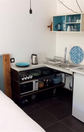 Kitchen corner in the Easy Studio Standard-disabled in the hotel Val Duchesse Cagnes sur Mer