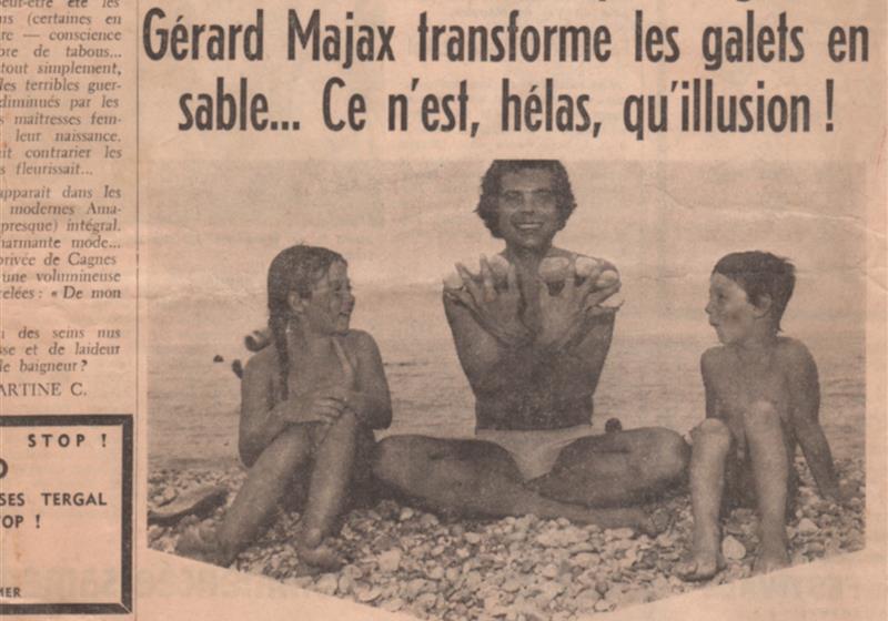 Gerard Majax with Pascal et Veronique Hotel Val Duchesse Cagnes sur Mer