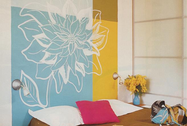 Bedroom in Art et décoration (national magazine) Val Duchesse à Cagnes sur Mer